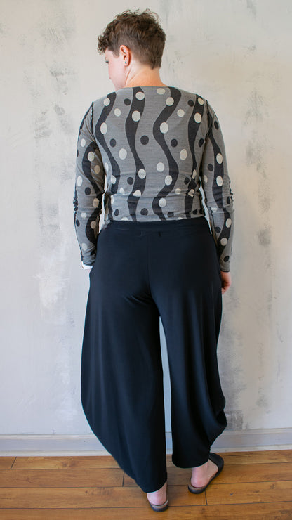 Crop Cardigan Dot Jacquard (Multiple colors)