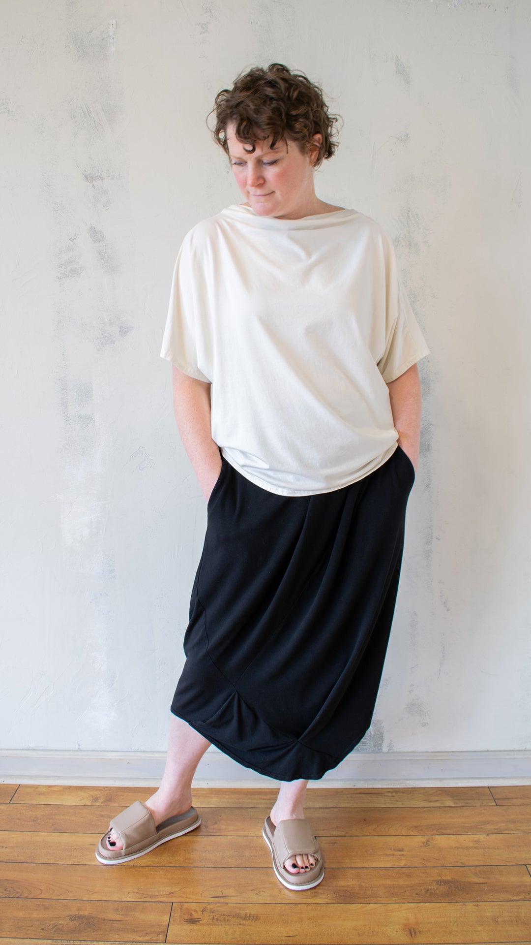 Greco Top in Ashby White