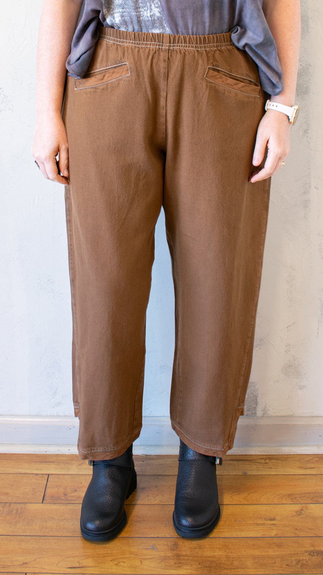 Lolly Denim Pant Saddle