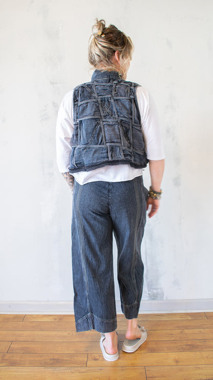 Weave Vest in Mica