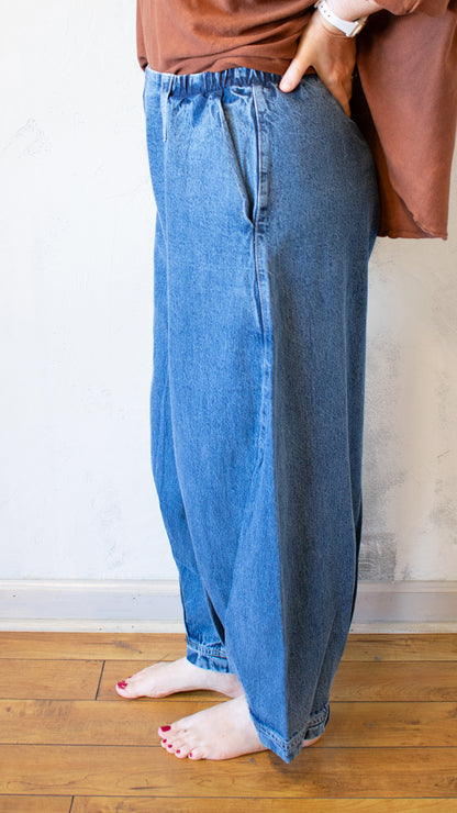 Vela Tuck Hem Pant in Classic