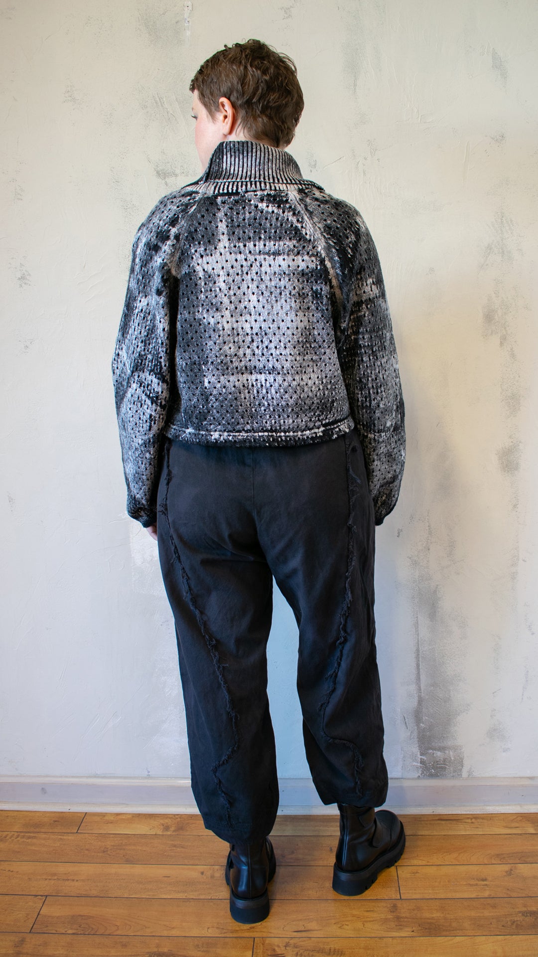 Filigree Cardigan in Zinc