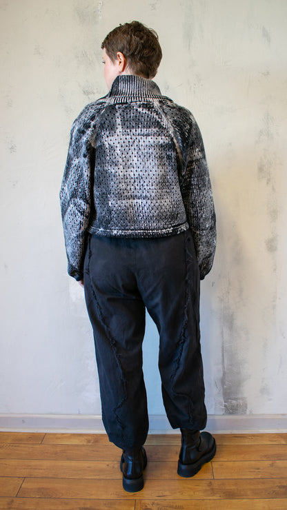 Filigree Cardigan in Zinc