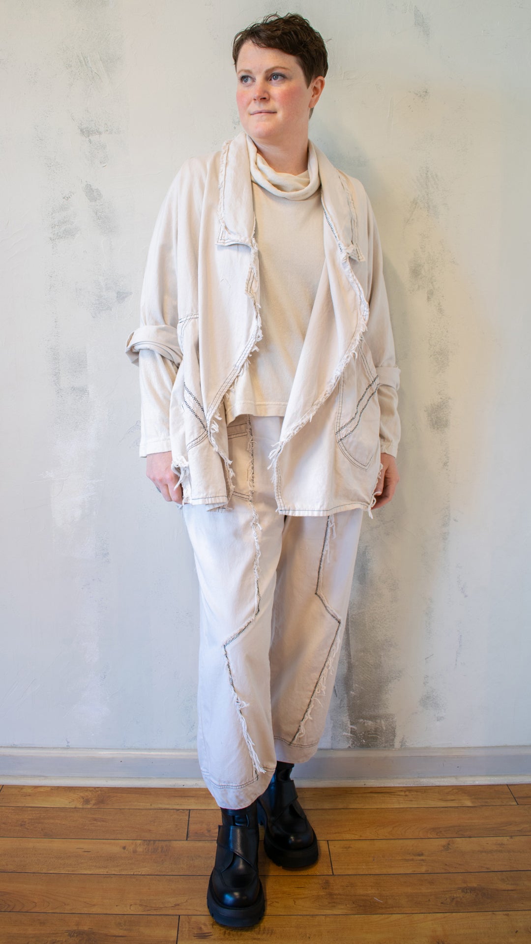 Bix Jacket in Ashby White