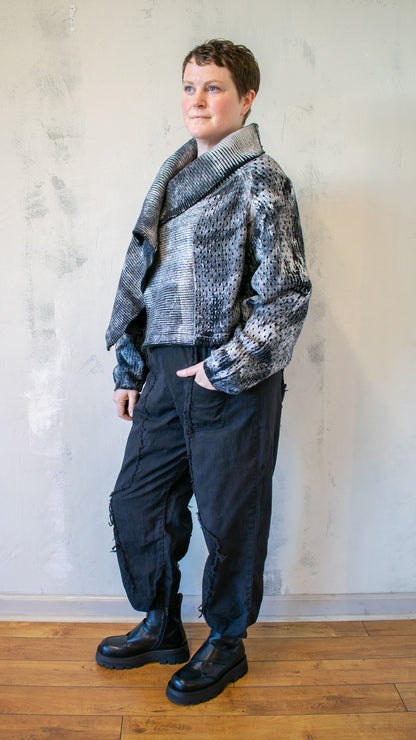 Filigree Cardigan in Zinc