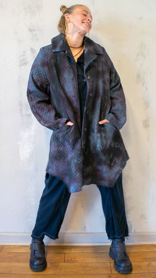 Linus Coat in Graffiti