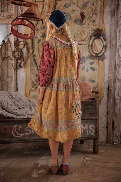 Gutta Garden Dress in Raspberry Patch