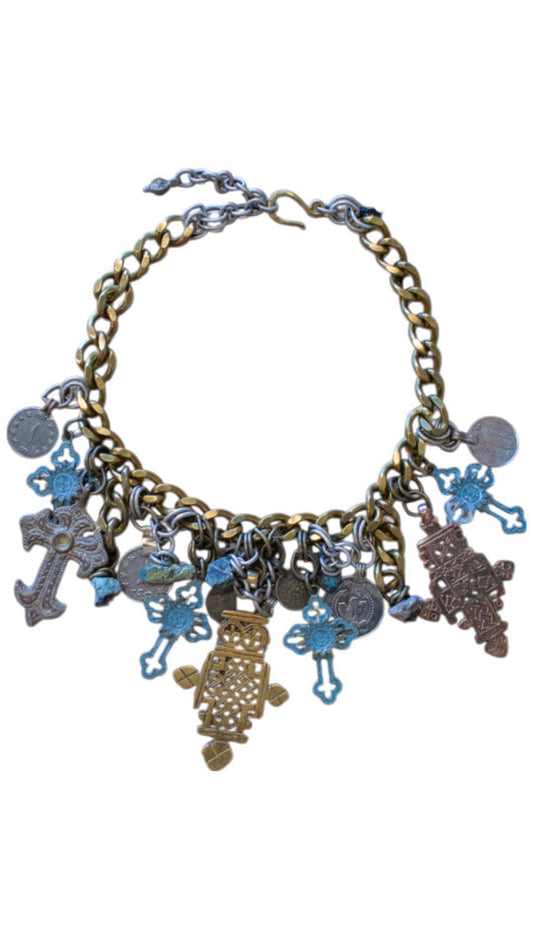 Cross Talisman Choker
