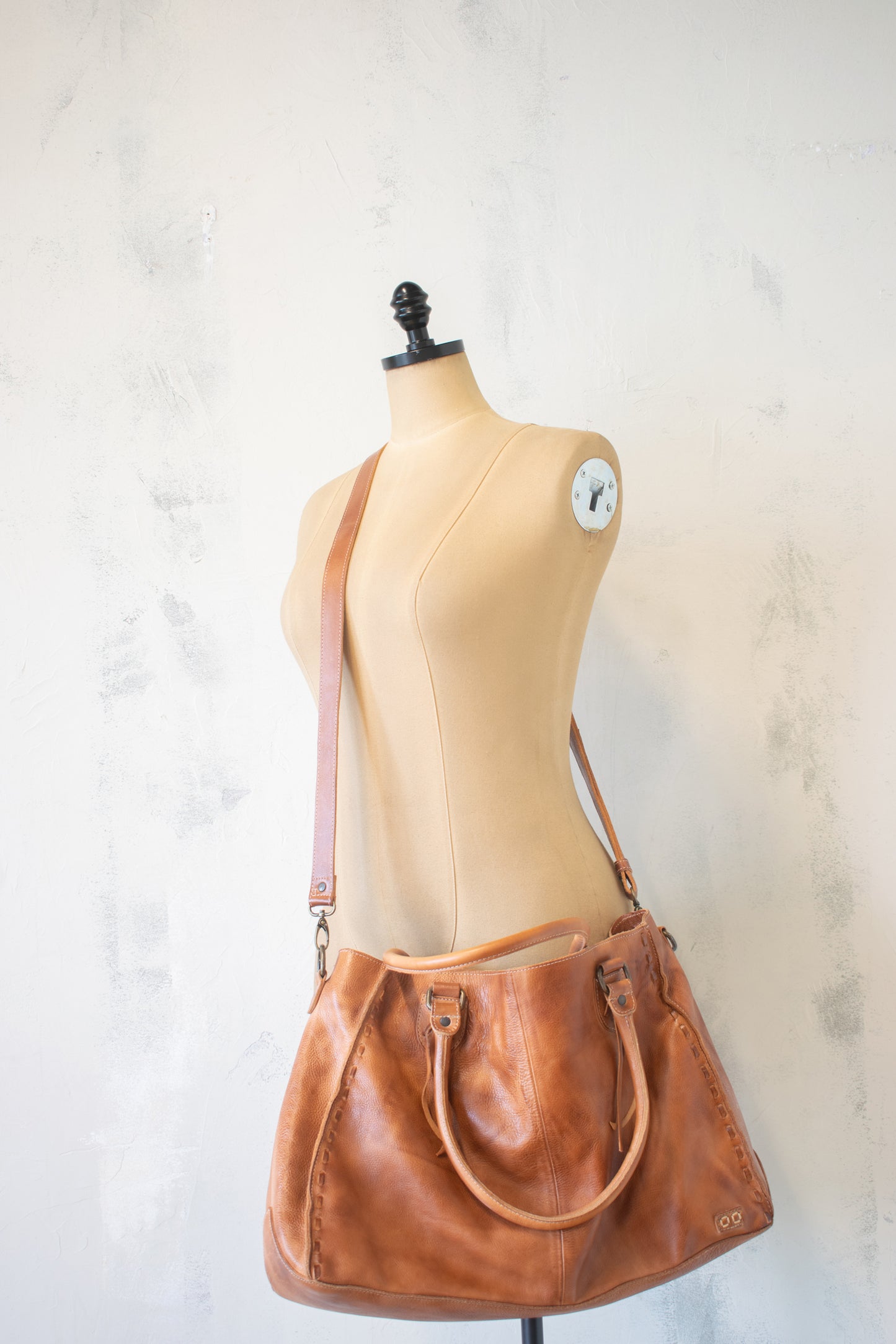 Bed Stu; Rockaway Cognac Cross Body