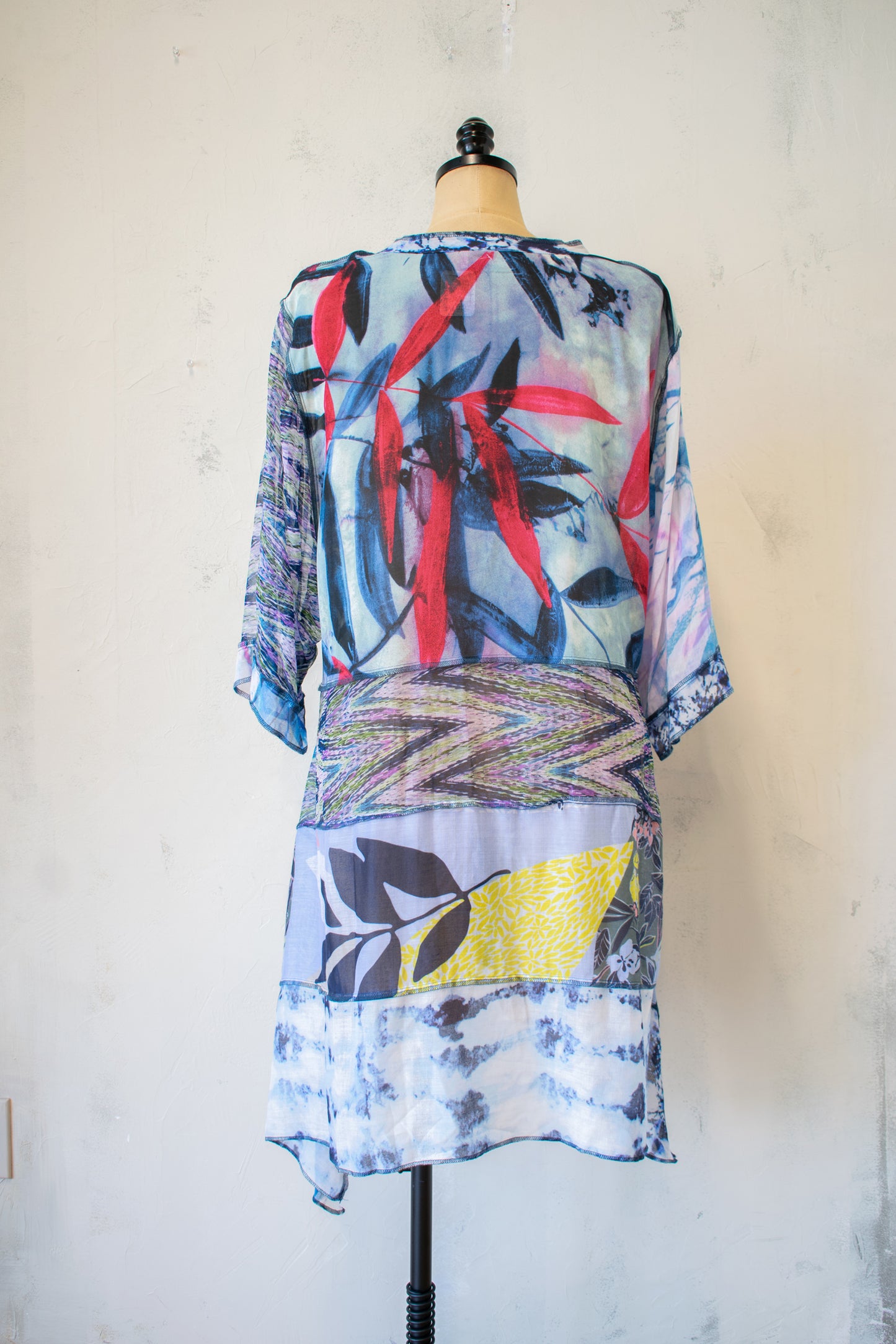 Sterling Styles Sheer Printed Jacket