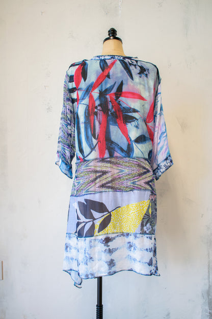 Sterling Styles Sheer Printed Jacket