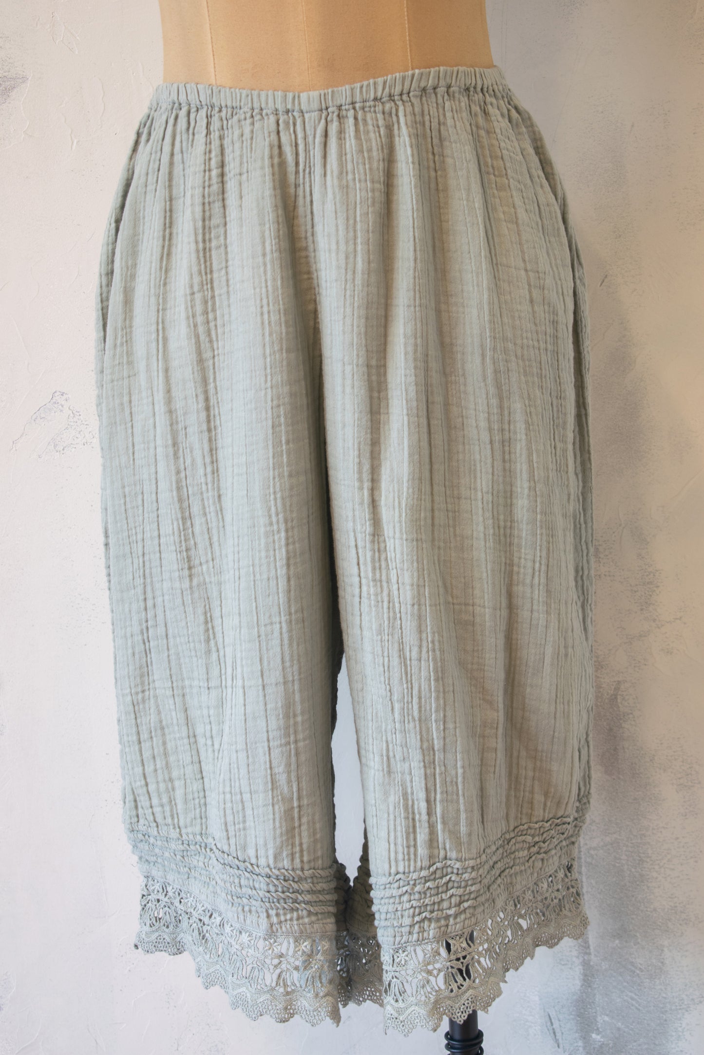 Krista Larson; Avocado Cotton Gauze Bloomers