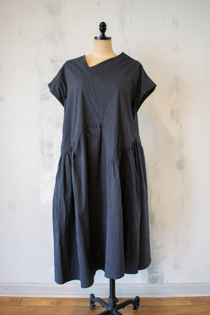 Amma Asymmetrical V-Neck Dress