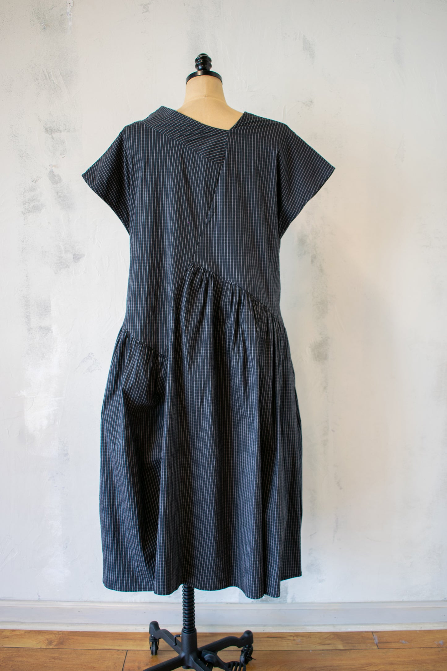 Amma Asymmetrical V-Neck Dress