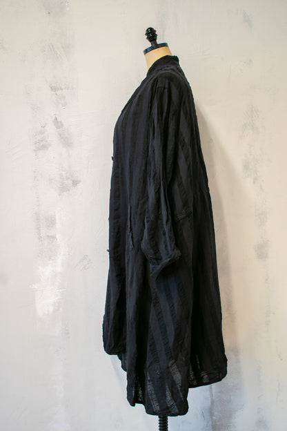 Krista Larson; Stripe Linen Duster