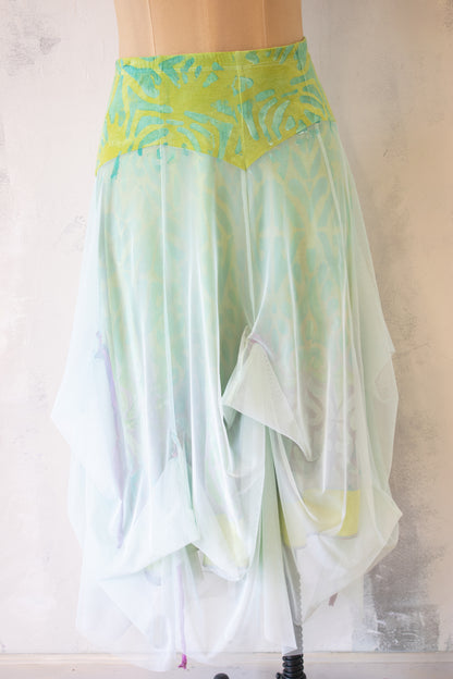 Roots and Wings; Fairy Dance Skirt in Green