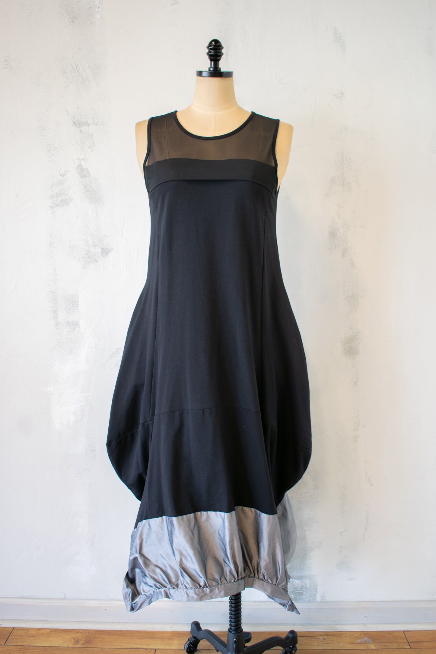 Luukaa Black and Silver Dress