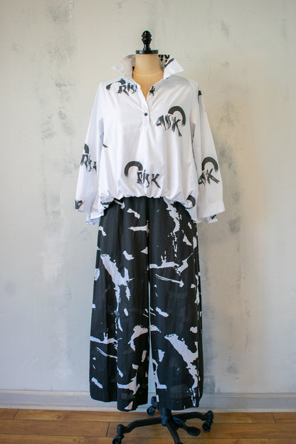 Simply Vanite; Ask/Risk Ruffle Hem Shirt