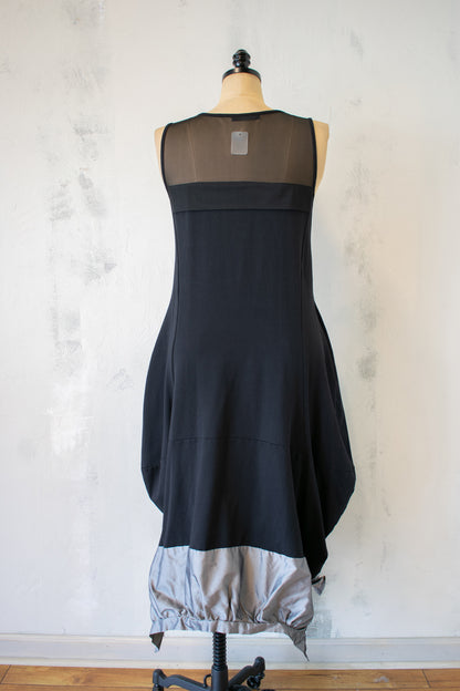 Luukaa Black and Silver Dress