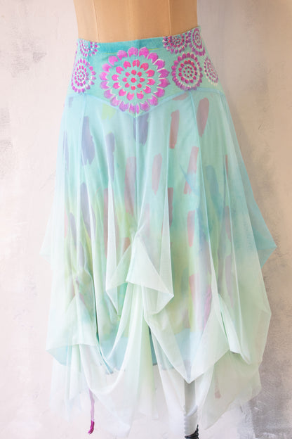 Roots and Wings; Fairy Dance Skirt in Periwinkle