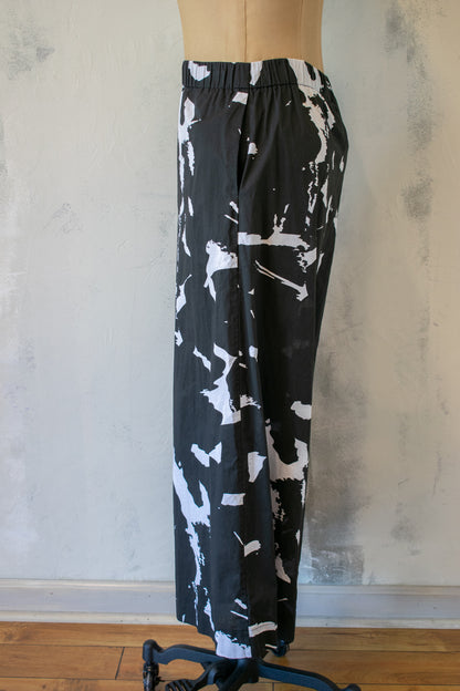IGOR; Black and White Full Leg Pant