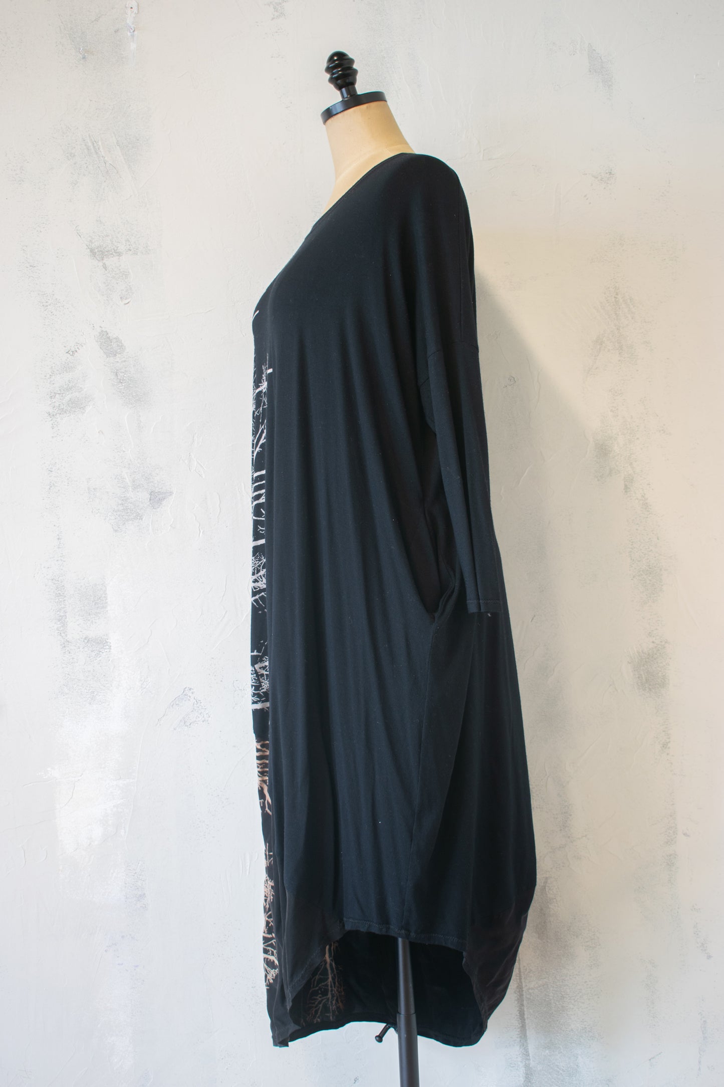 Heyne Bogut; Long Dress with Tree Print