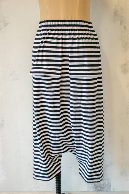 PLU; Stripe Skirt Pant