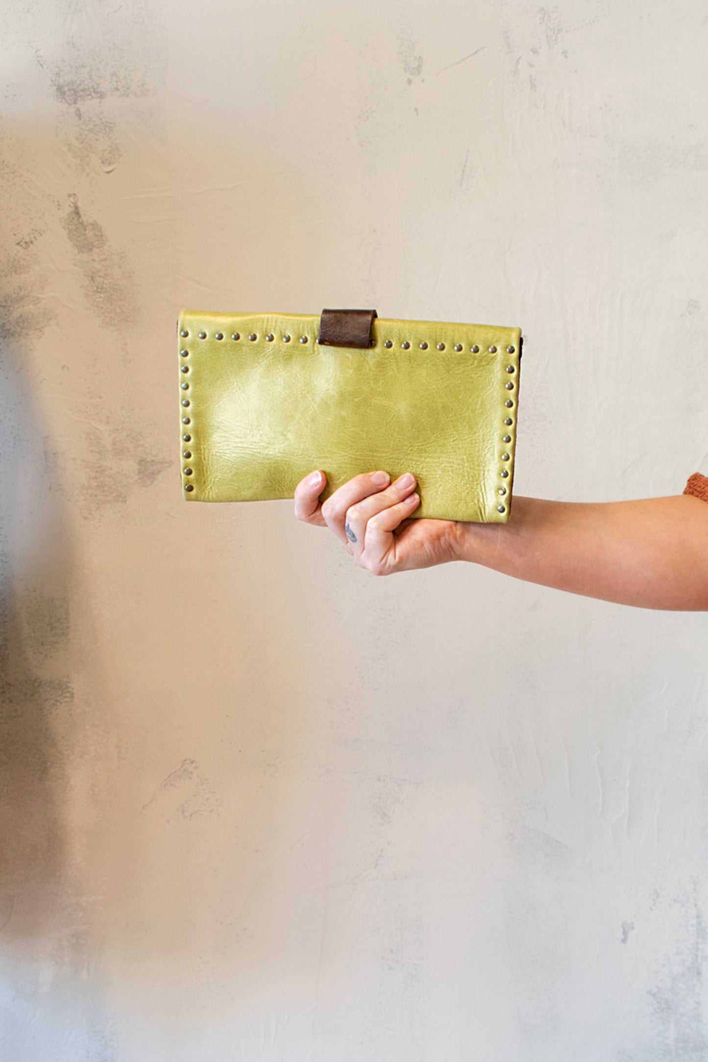 Rebel Handbag with Silver Buckles