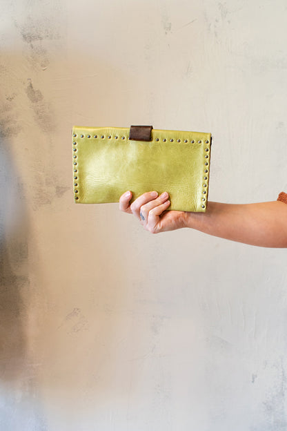 Rebel Handbag with Silver Buckles