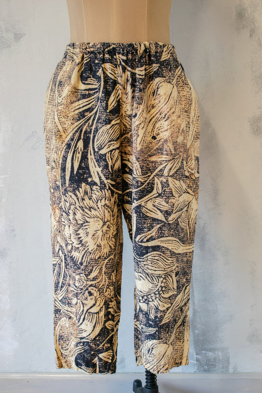 Krista Larson; Ohm Pant in Floral Wheat