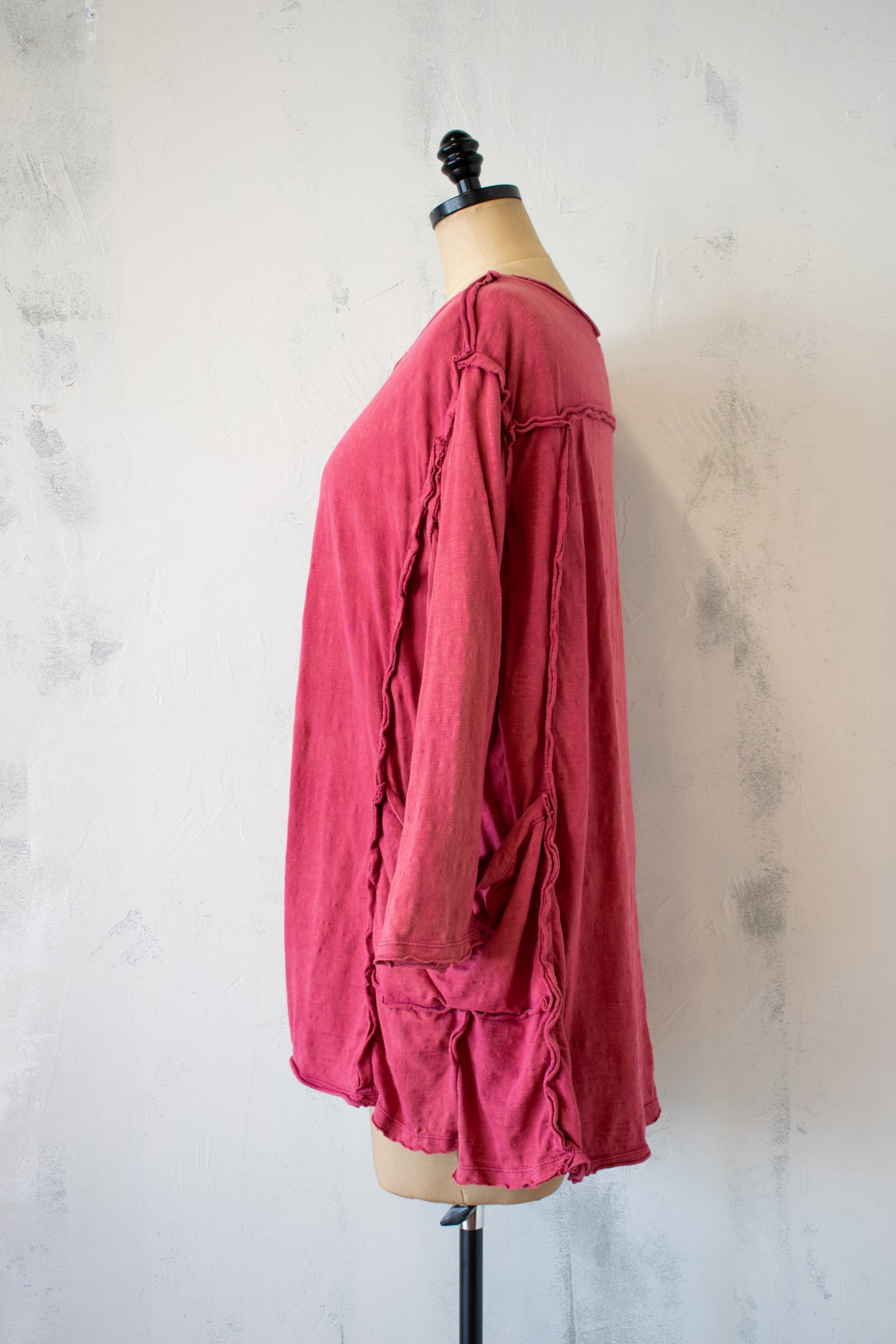 Krista Larson Berry Tunic with Pockets