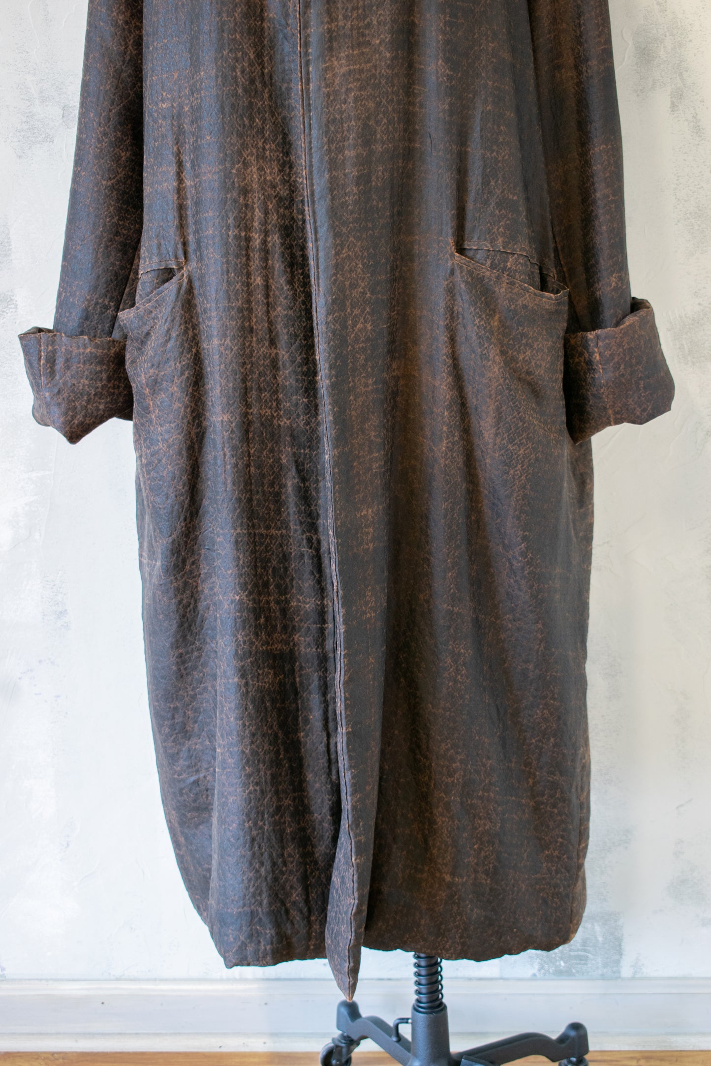 Vivienne Tam; Vintage Mud Silk Coat