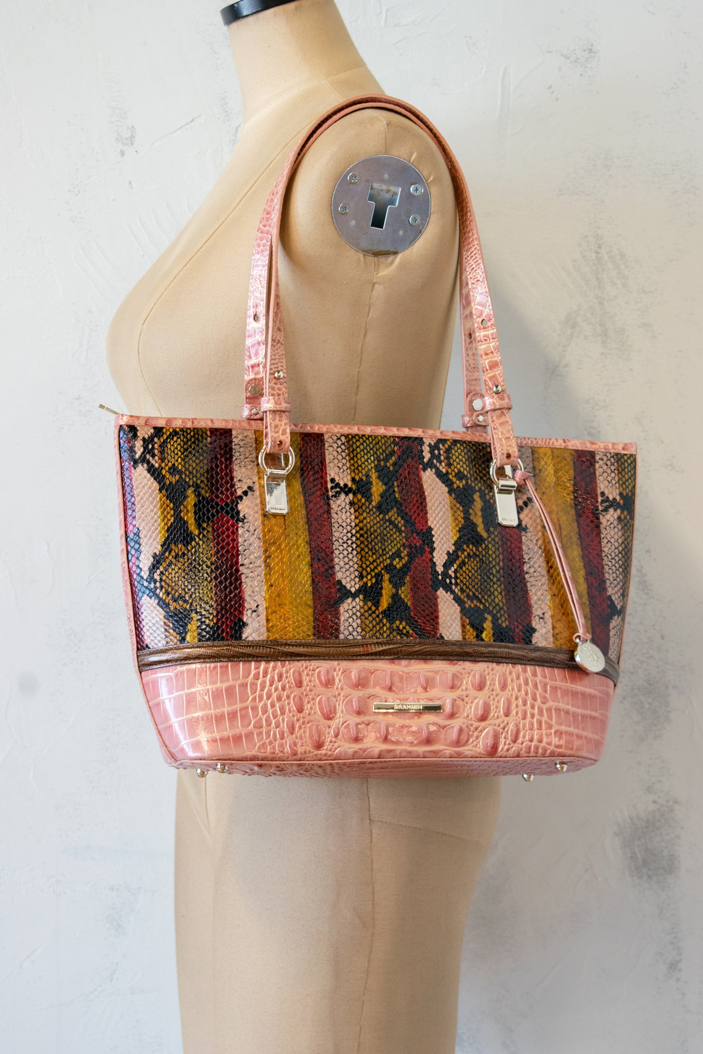 Brahmin Bag; Multi Boa Print