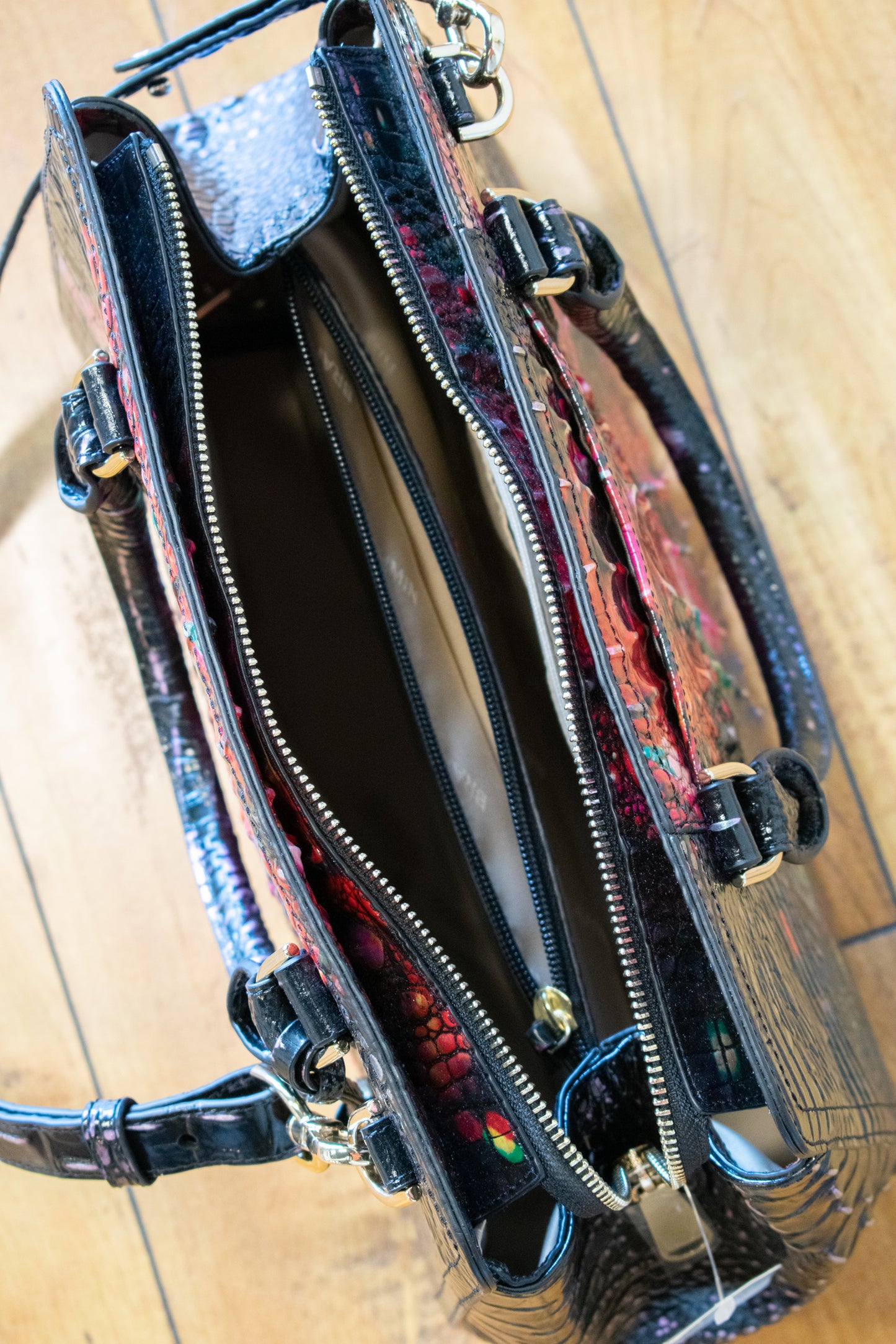 Brahmin Bag; Black and Multi