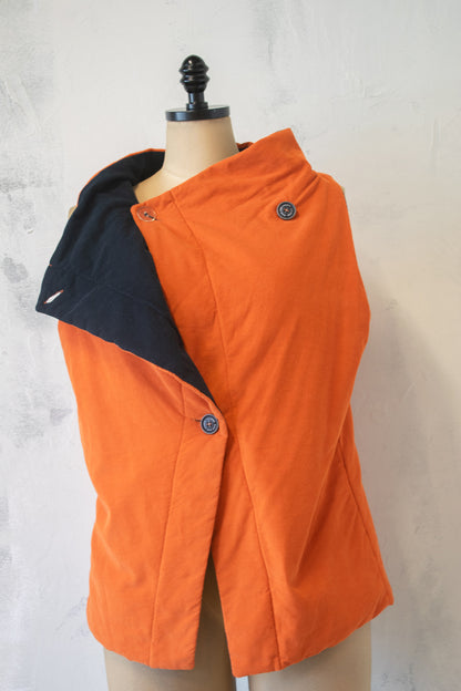 LUUKAA; Cord Puffer Vest