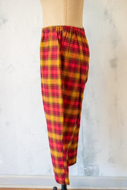 Krista Larson Pink and Yellow Plaid Ohm Pant