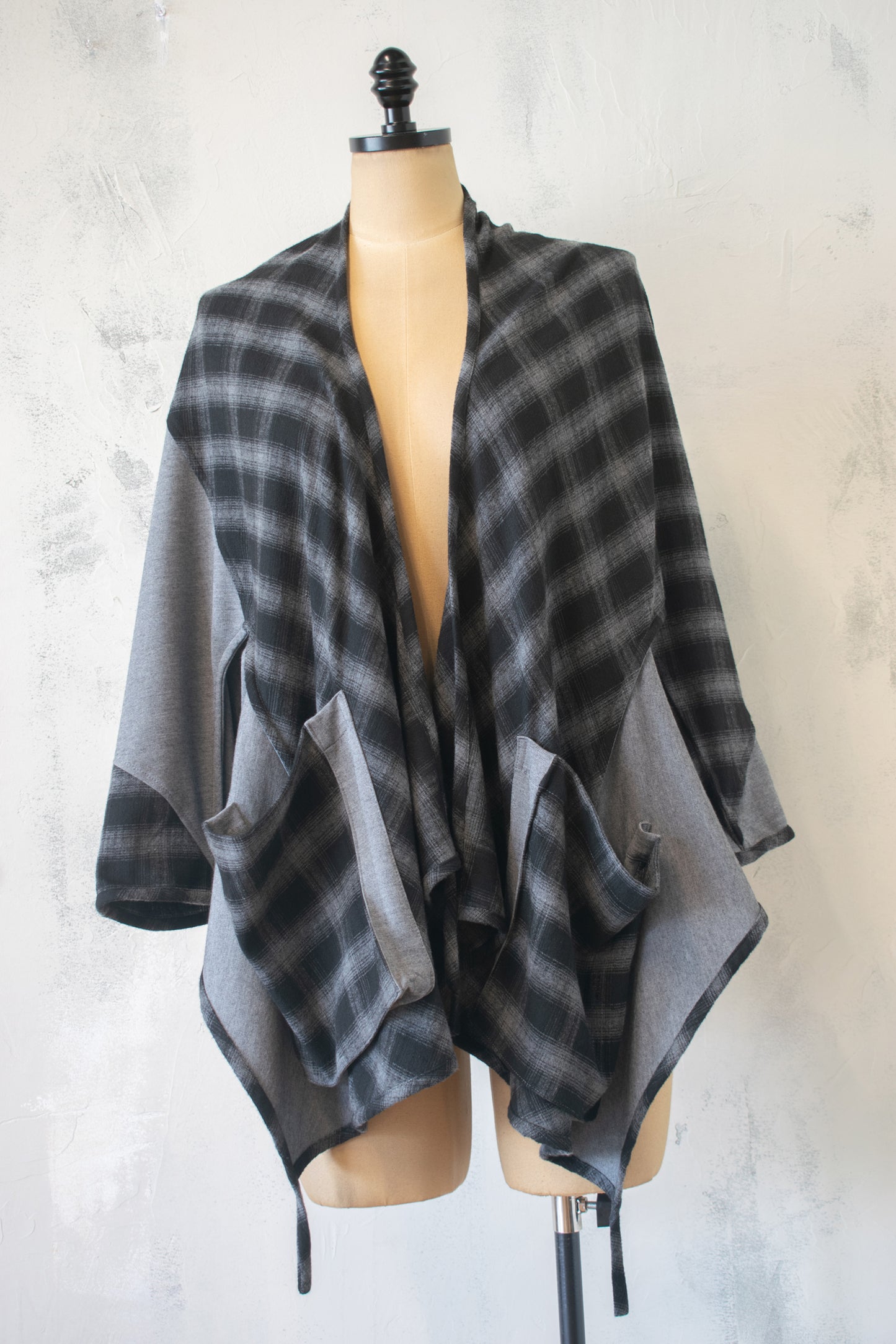 Kedem Sasson; Shawl Front Short Jacket