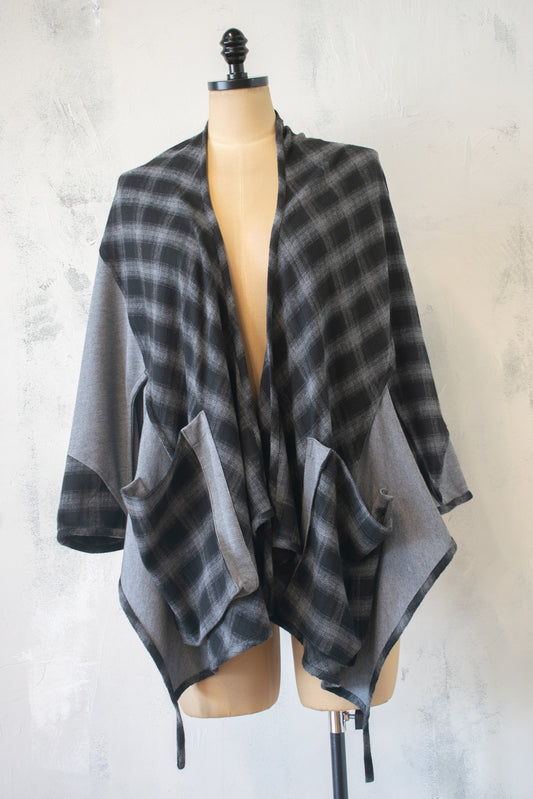 Kedem Sasson; Shawl Front Short Jacket