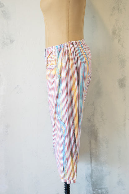 SKIF Hand Painted by Queue Drawstring Crop Pant