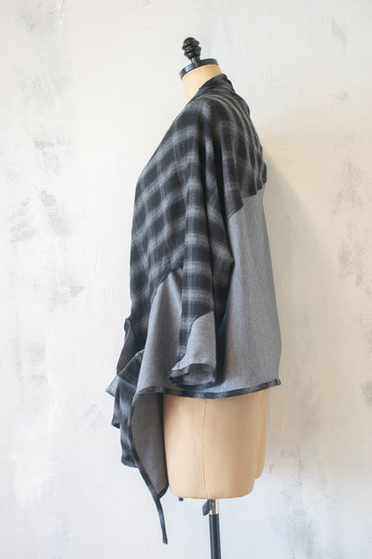 Kedem Sasson; Shawl Front Short Jacket