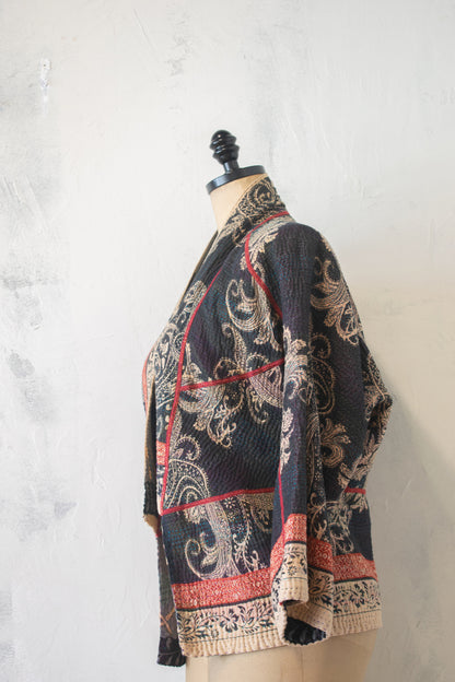 Mieko Mintz; Vintage Cotton Kantha Short Jacket