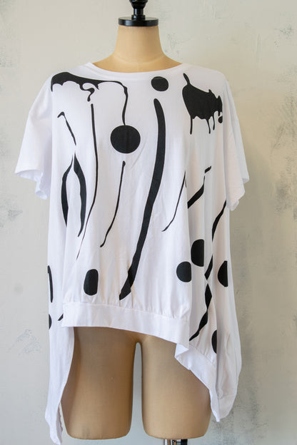 Simply Vanite Graphic Black and White Hi-Lo