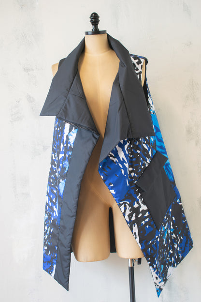 IGOR; Coral Motif Puff Vest