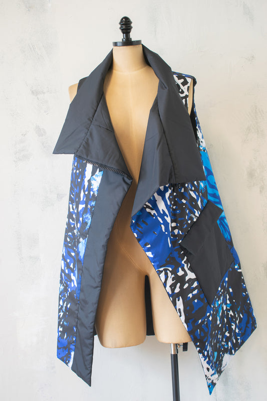 IGOR; Coral Motif Puff Vest