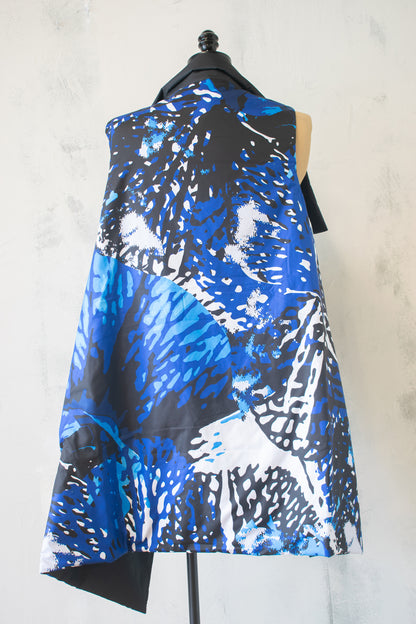 IGOR; Coral Motif Puff Vest