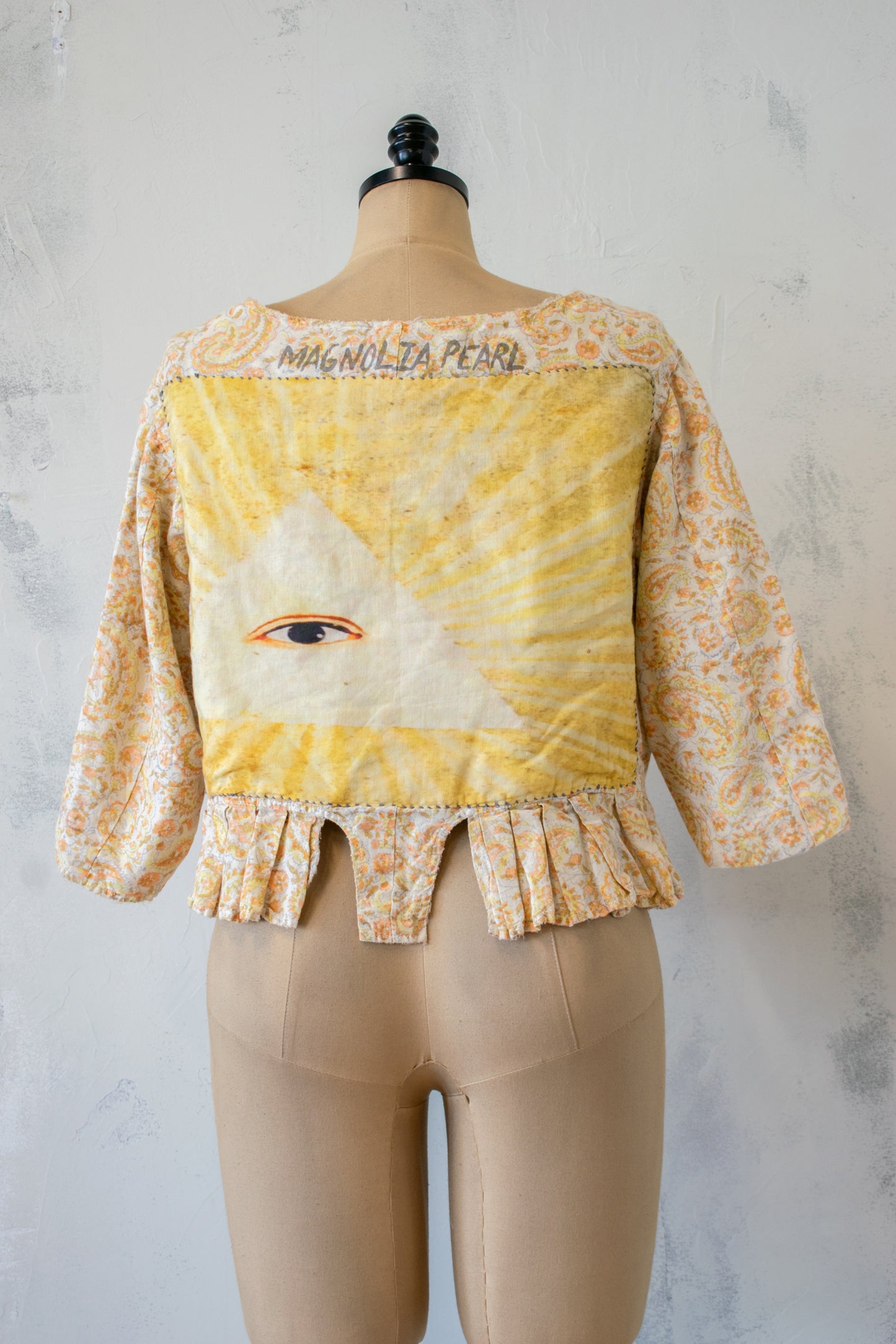 Magnolia Pearl; Peplum Jacket in All Seeing
