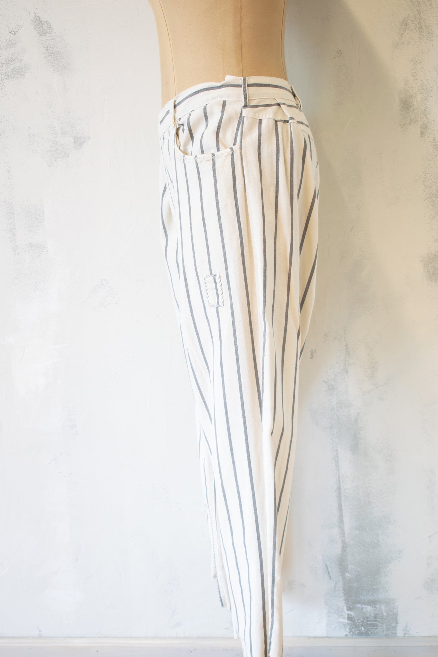 Jaded Gypsy; Stripe Miner Pant w Patches
