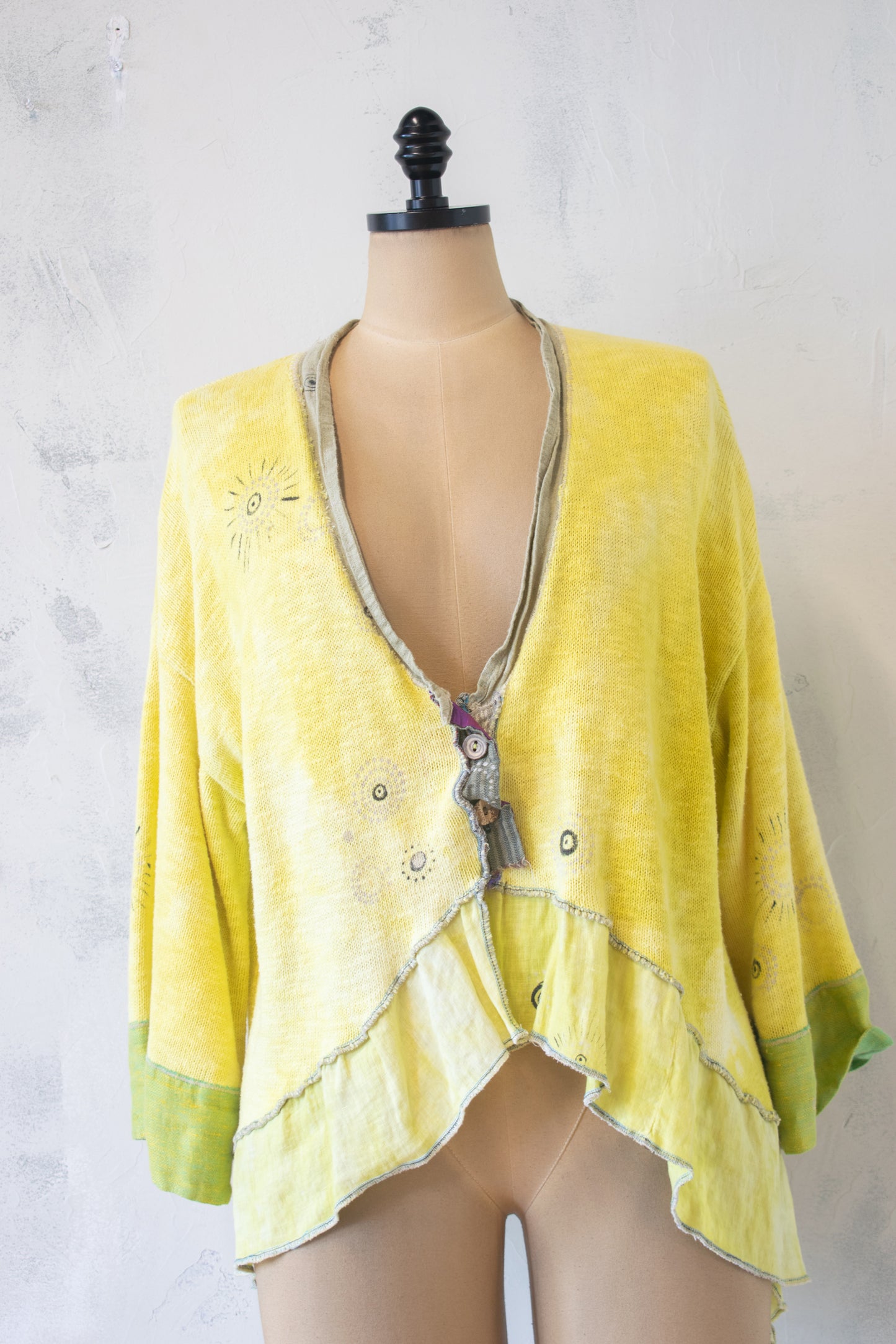 Roots and Wings; Lemon Cardigan