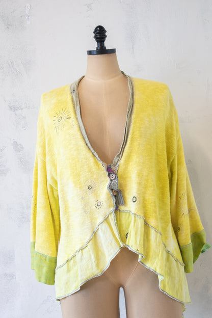 Roots and Wings; Lemon Cardigan