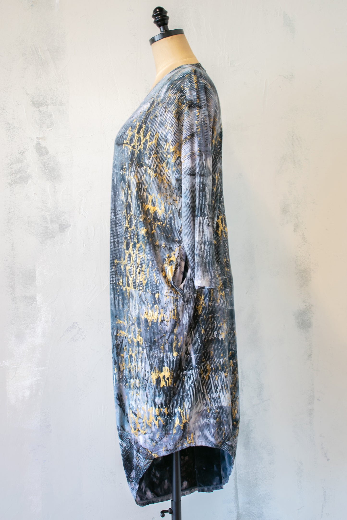 Heyne Bogut; Hand Painted and Dyed Dress